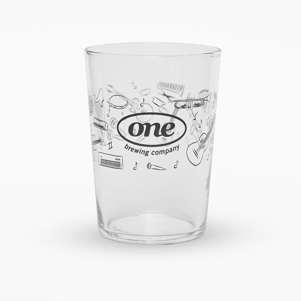"Instrument" Glass 16oz